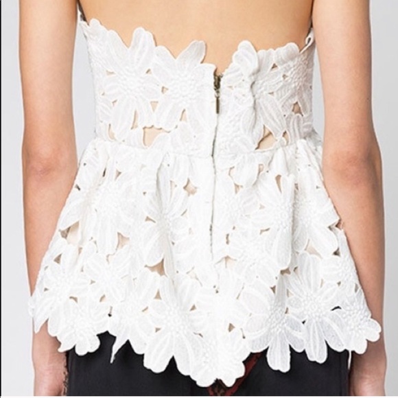 XS/S Stone cold fox Texas floral  tube top - Picture 2 of 4